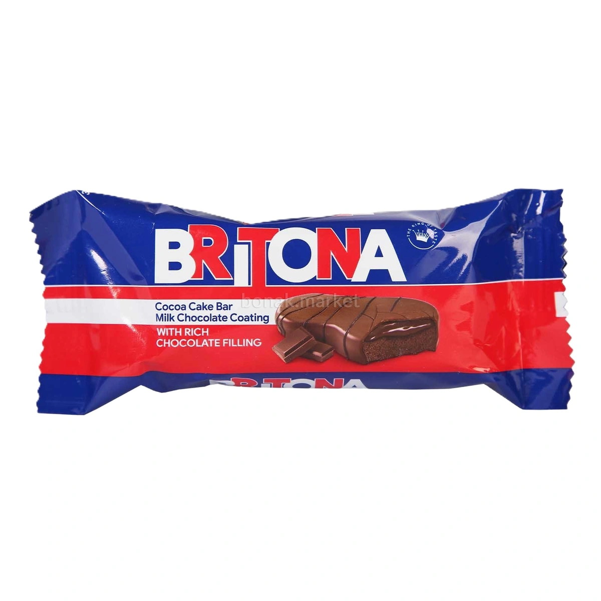 کیک کاکائویی با روکش شکلات بریتونا