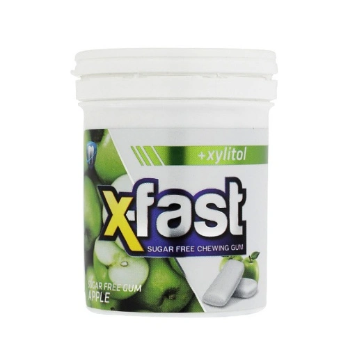 آدامس قوطی باطعم سیب اکس فست