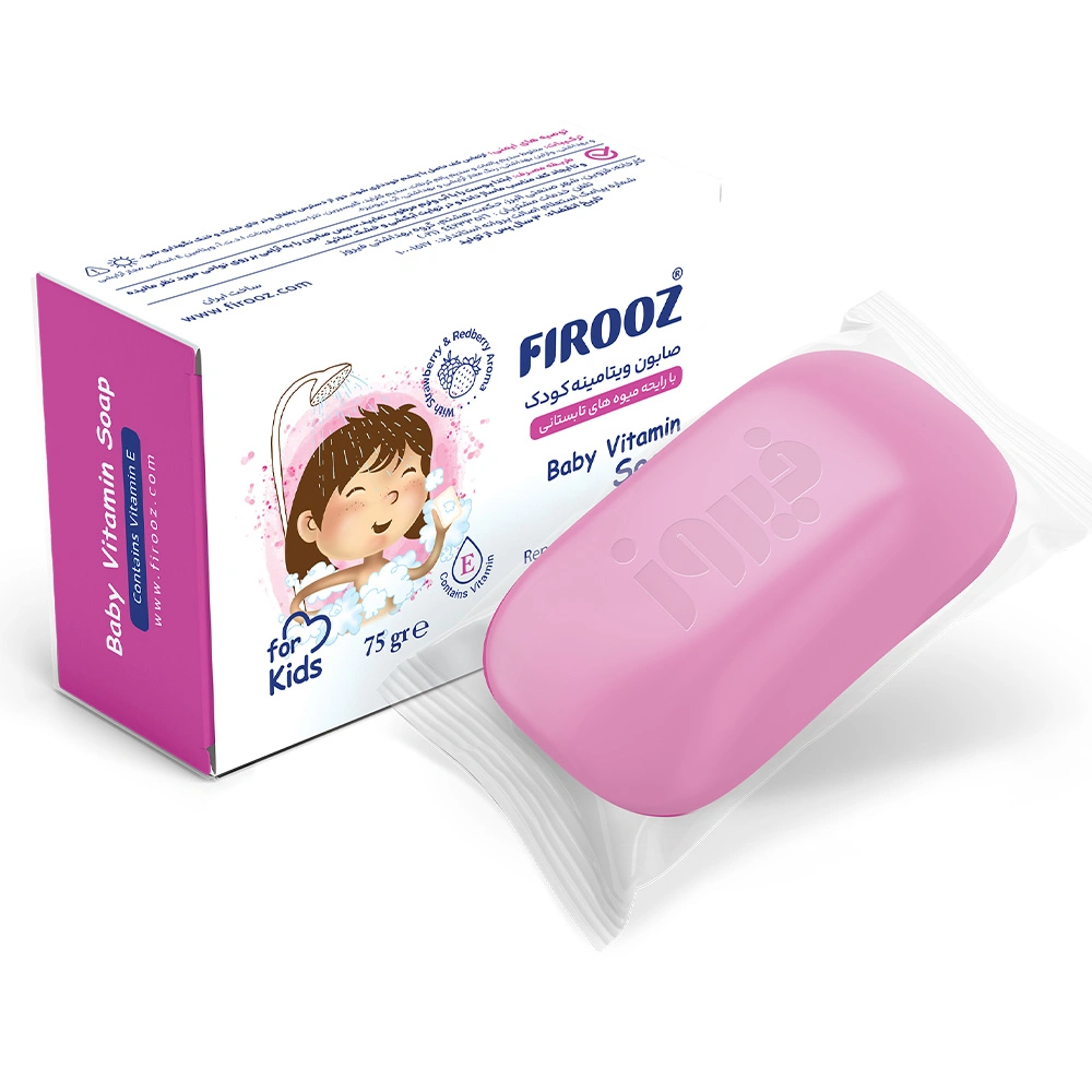 صابون ویتامینه صورتی فیروز