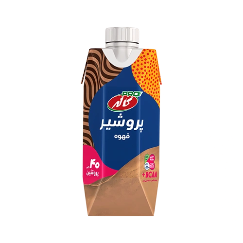 شیر 40گرم پروتئین کازئین قهوه کاله پرو