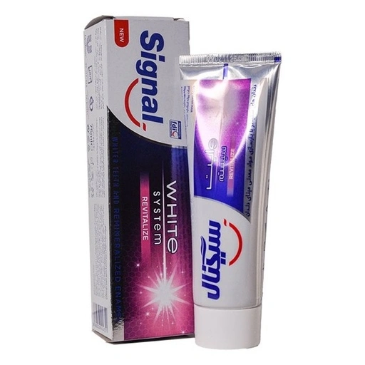 خمیردندان سفیدو ترمیم کننده مینای دندان 75میل سیگنال