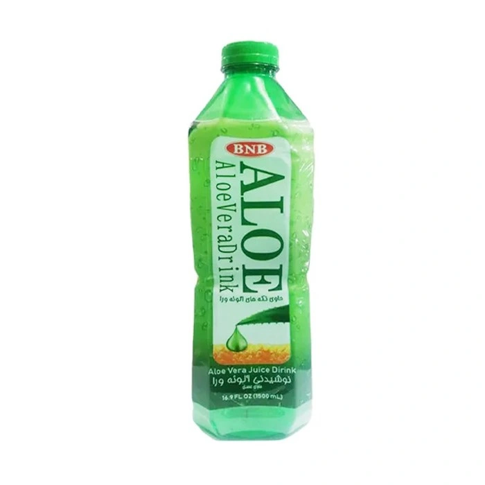 نوشیدنی آلوئه ورا تکه دار با عسل)1/5 لیتر بی ان بی