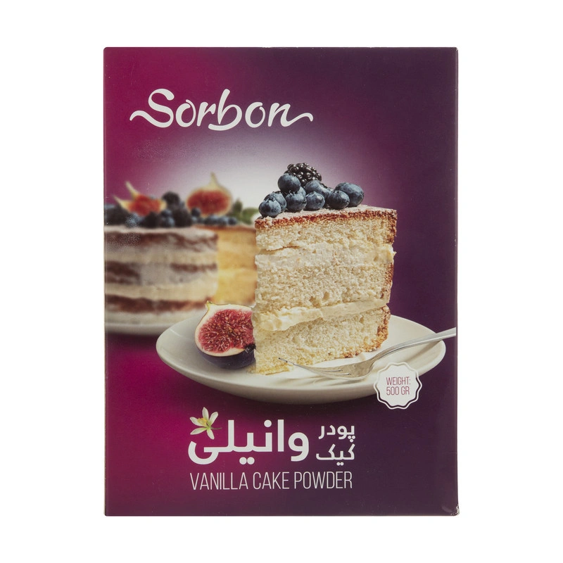 پودر کیک وانیلی/کاکائویی 500گ سوربن