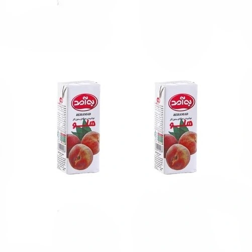 پک 2 عددی نوشیدنی هلو 200میل به آمد