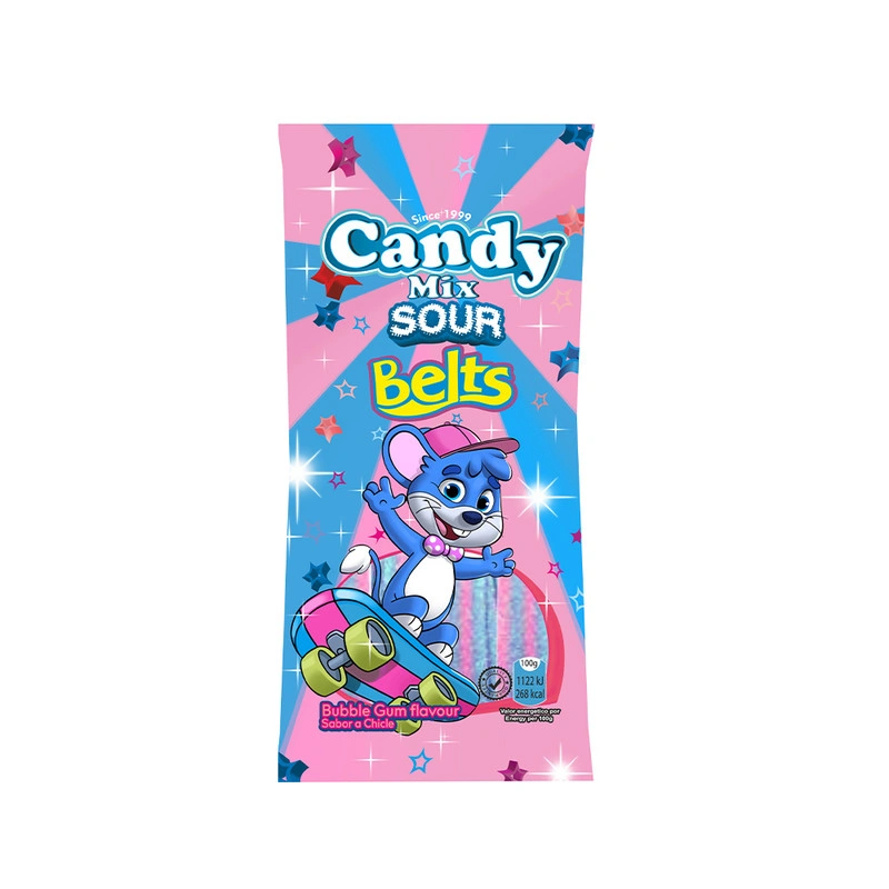 پاستیل نواری 85گ آدامسی