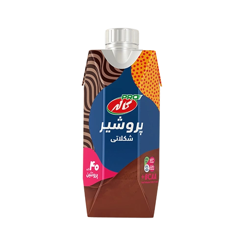 شیر 40گرم پروتئین کازئین شکلاتی کاله پرو