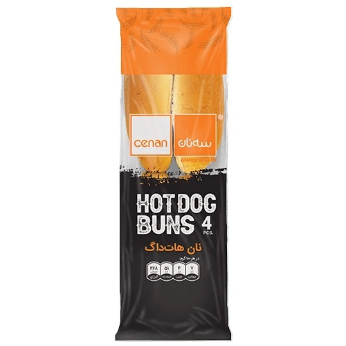 نان هات داگ  سه نان