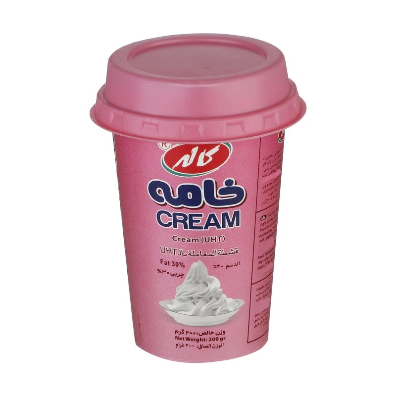 خامه سفید 200گ لیوانی کاله