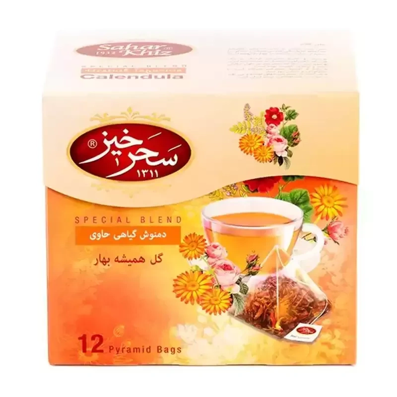 دمنوش گیاهی گل همیشه بهار سحرخیز