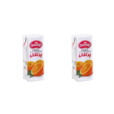 پک 2 عددی نوشیدنی پرتقال 200میل به آمد