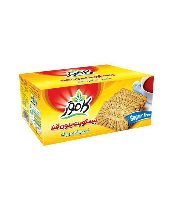 بیسکویت گندم بدون شکر360گ کامور