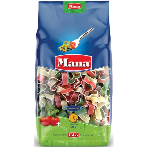 فرمی قلبی سبزیجات 500گرم مانا