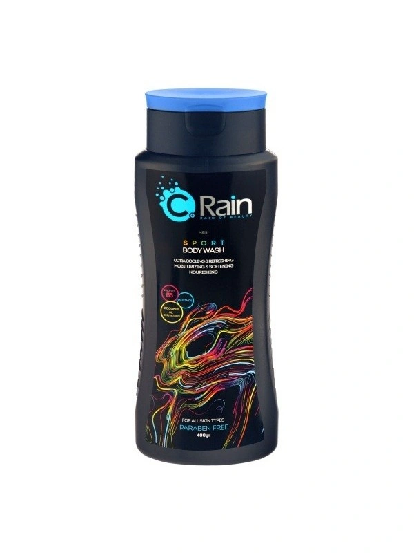 شامپو بدن خنک کننده انواع پوست 400گرم سی رین