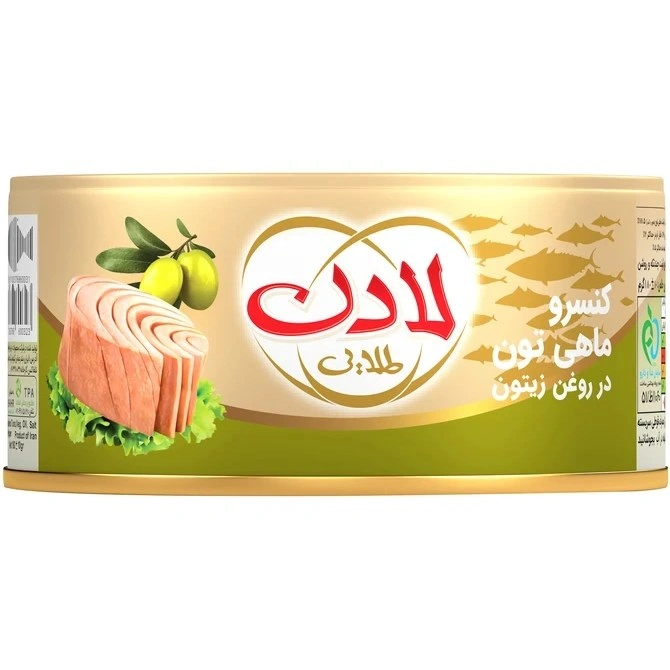 کنسرو تن ماهی در روغن زیتون 180گ لادن