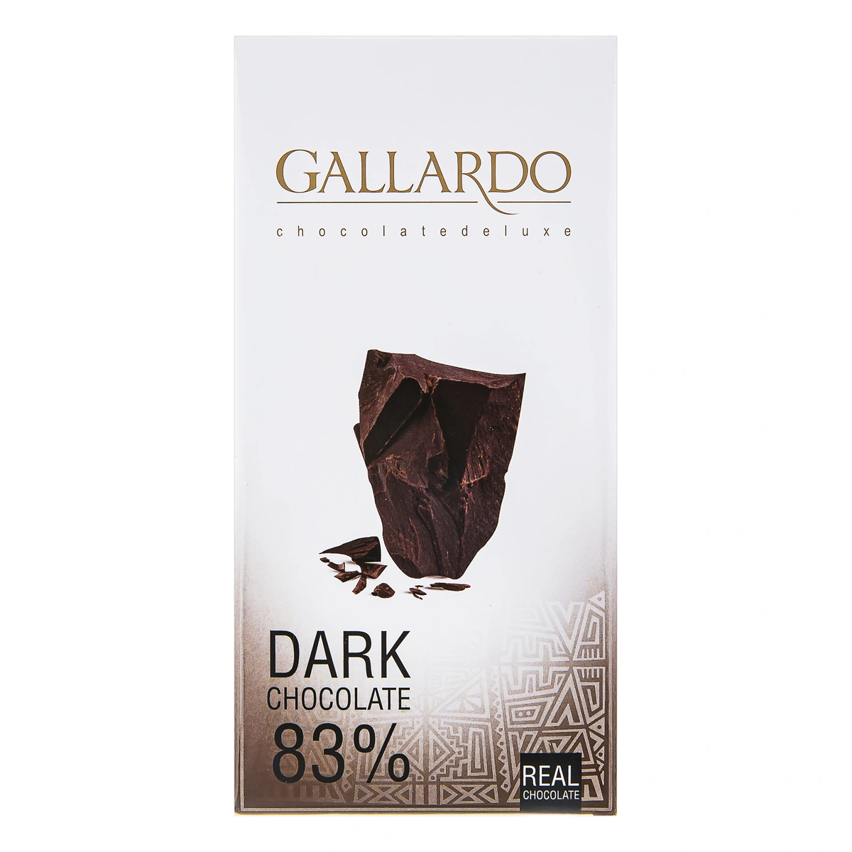 شکلات تخته ای تلخ 83%گالاردو