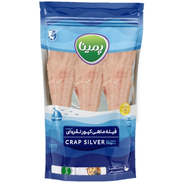 فیله ماهی کپور نقره ای 500گ کاله