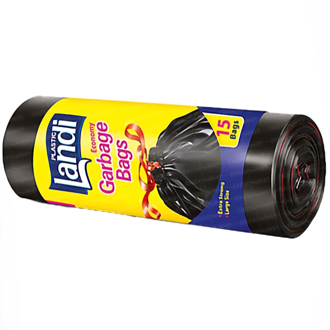 کیسه زباله بند دار متوسط 20 عددی لندی