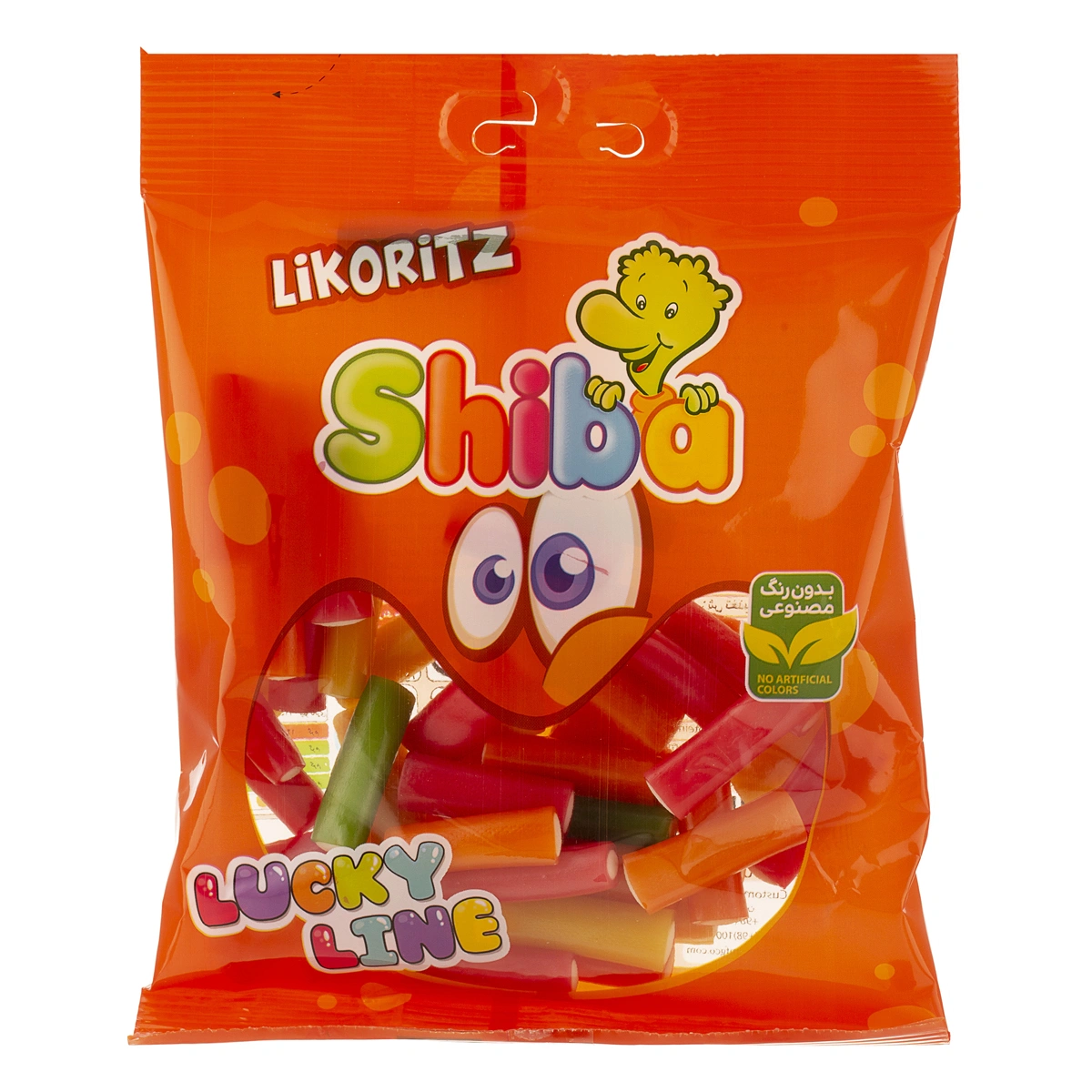 پاستیل مغزدار لیکوریتز 140گ شیبا