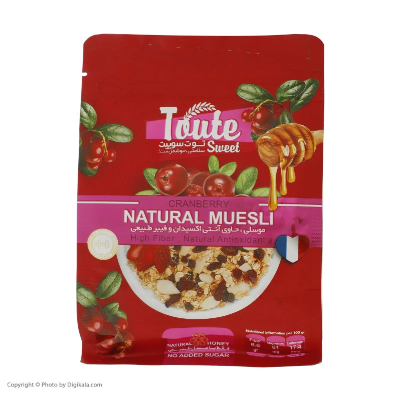 غلات صبحانه با کرنبری 350گ توت سوییت