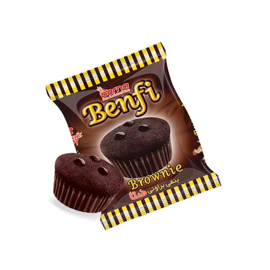 کیک بنفی براونی درنا