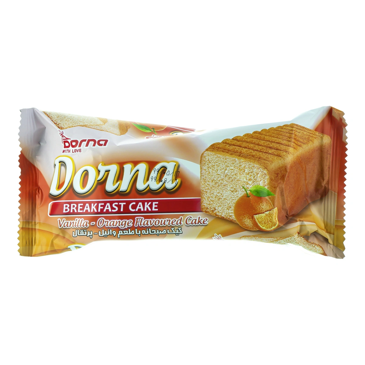 کیک صبحانه وانیل پرتقال درنا