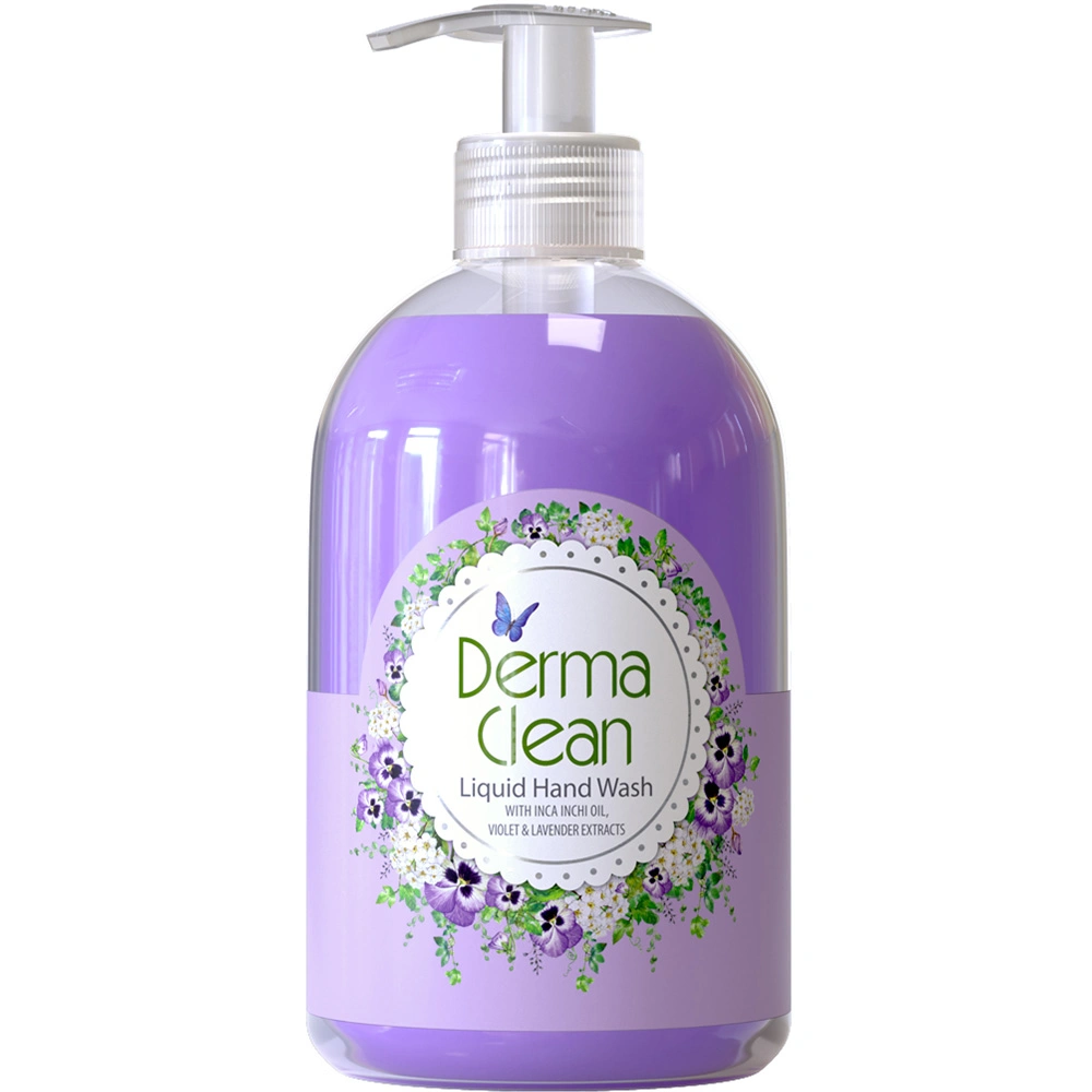 مایع دستشویی صدفی بنفش لاوندر درماکلین