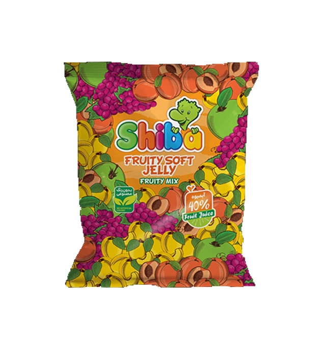 پاستیل آبمیوه ای مخلوط میوه 160گرم شیبا