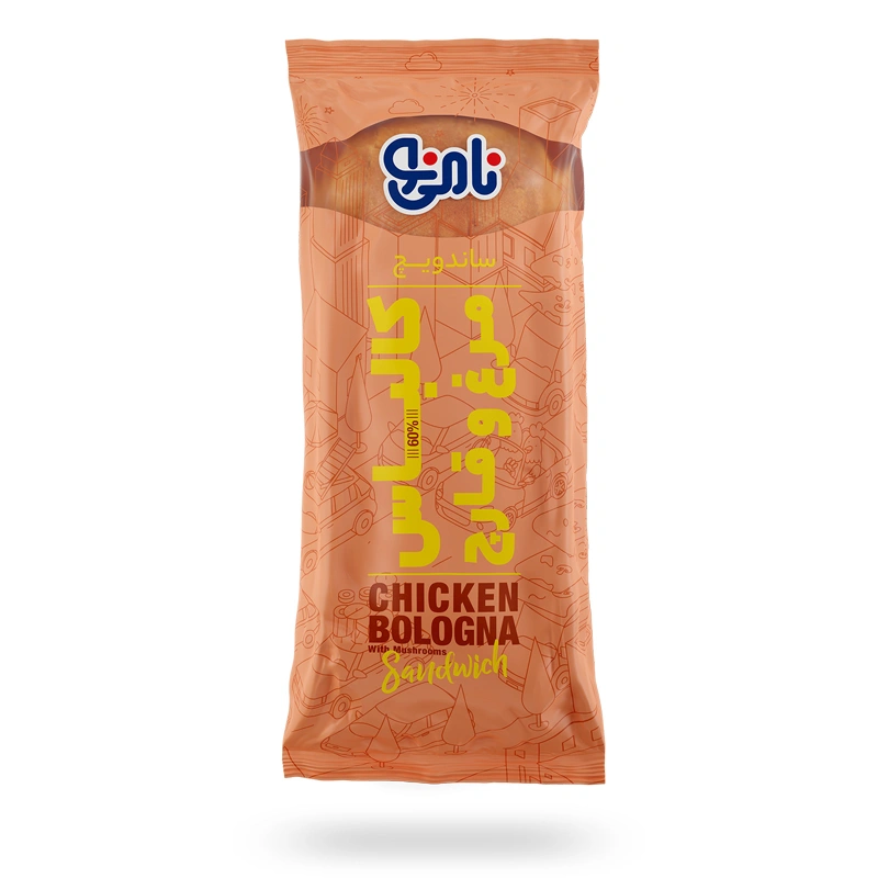 ساندویچ کالباس مرغ و قارچ نامی نو