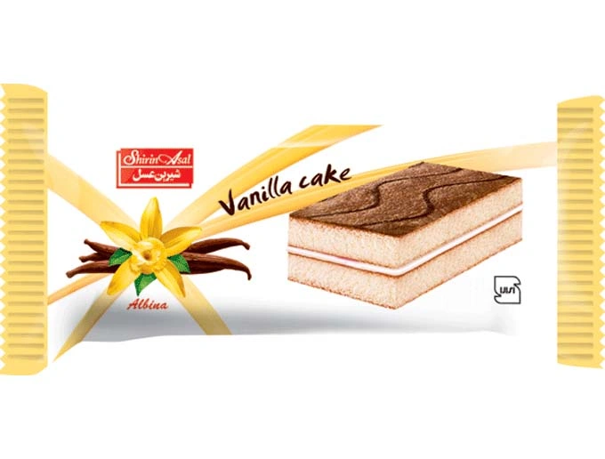 کیک لایه ای وانیل شیرین عسل