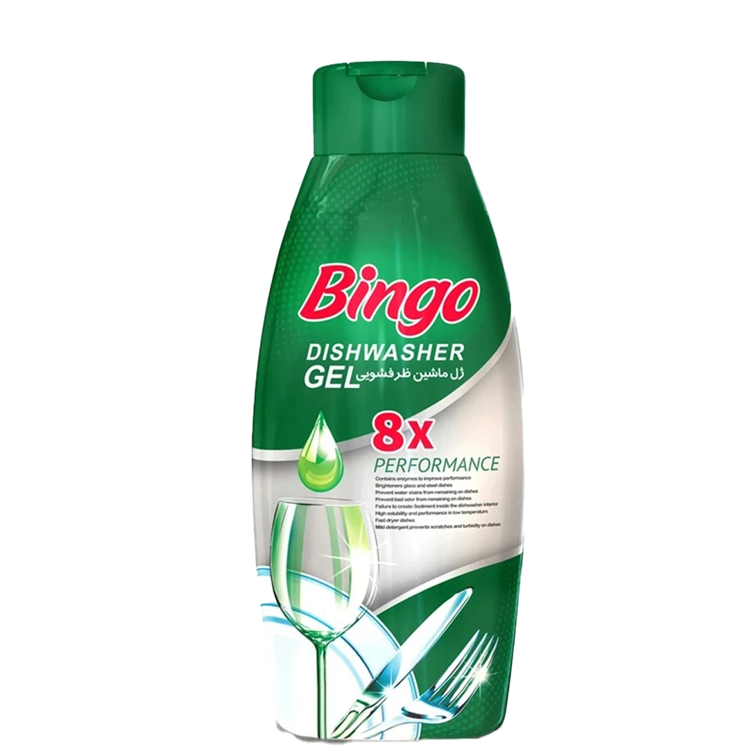 ژل ماشین ظرفشویی 8کاره 900گرم بینگو