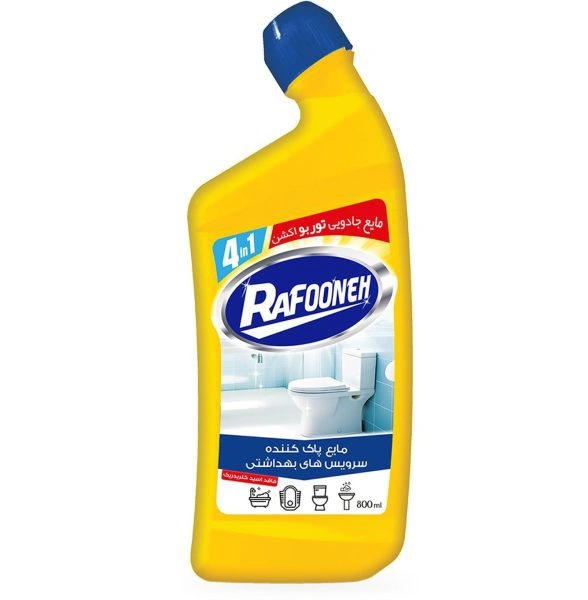 مایع اسیدی پاک کننده سرویس بهداشتی 800میل رافونه