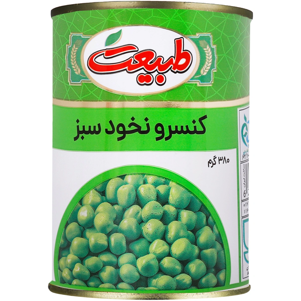 کنسرو نخودسبز 380 گرم طبیعت