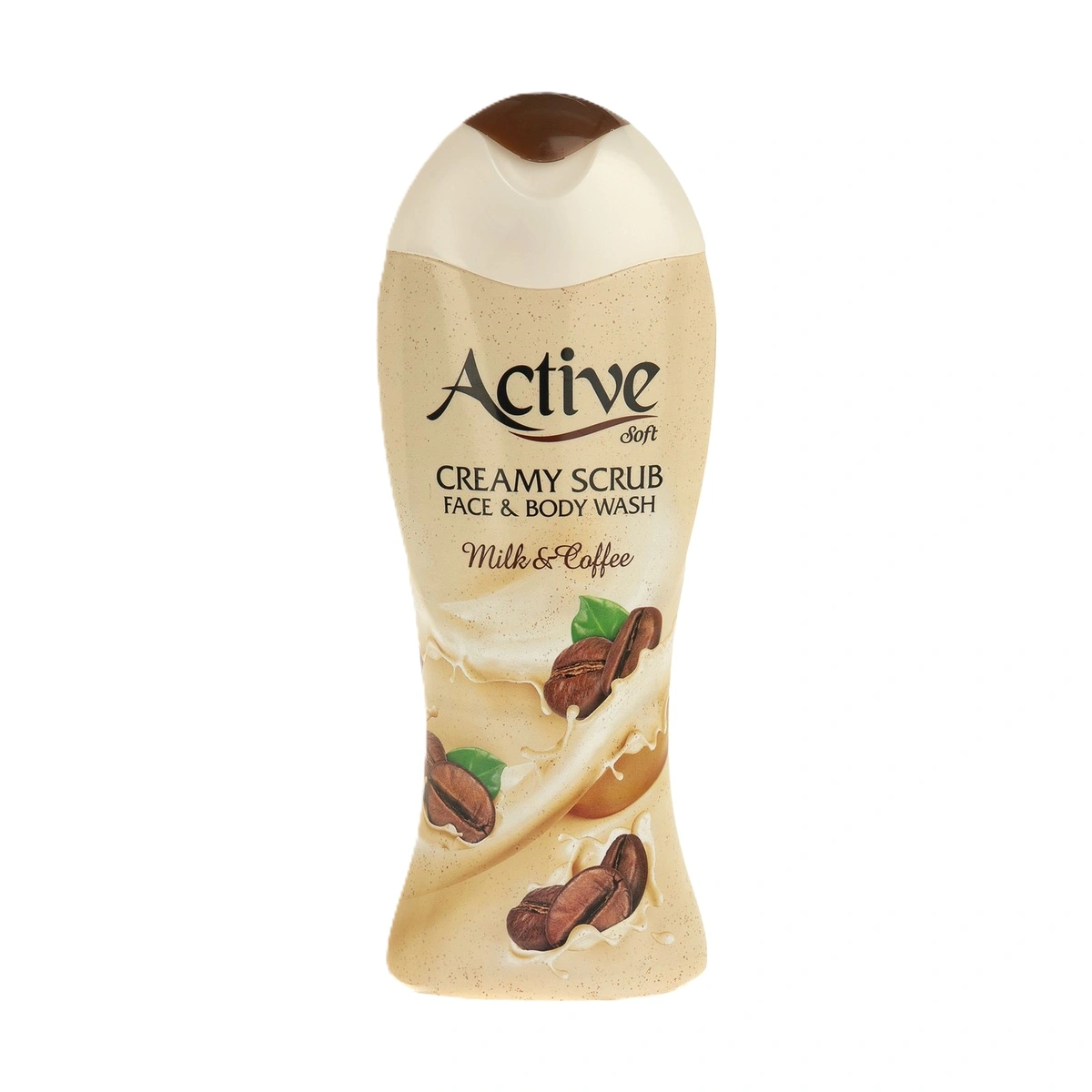 شامپو صورت و بدن اسکراب400گ قهوه ای اکتیو
