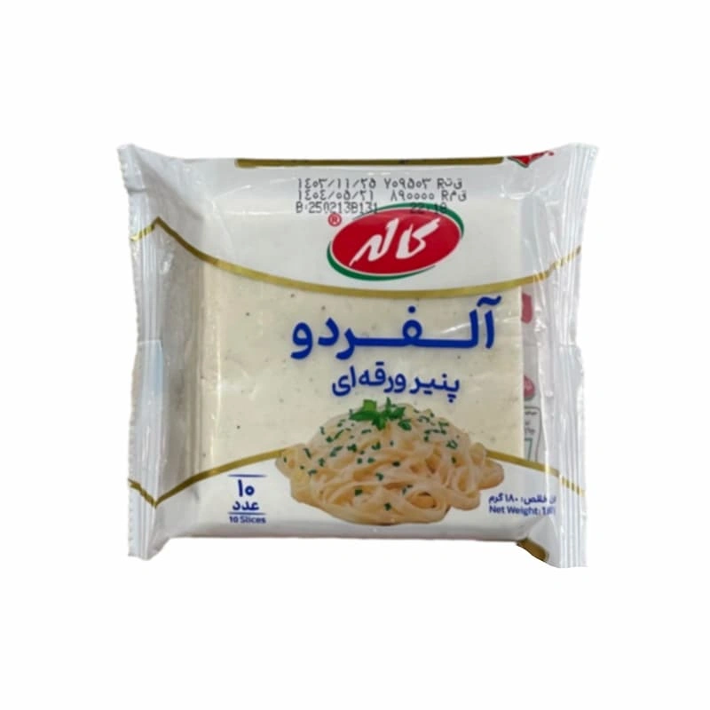 پنیر ورقه ای آلفردو 10عددی کاله