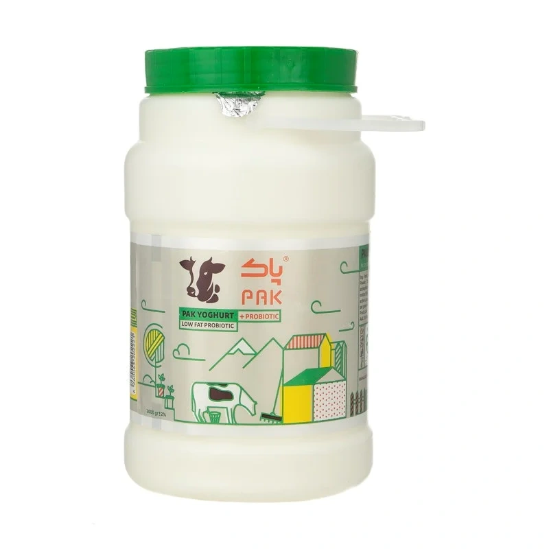 ماست دبه ای کم چرب پاک