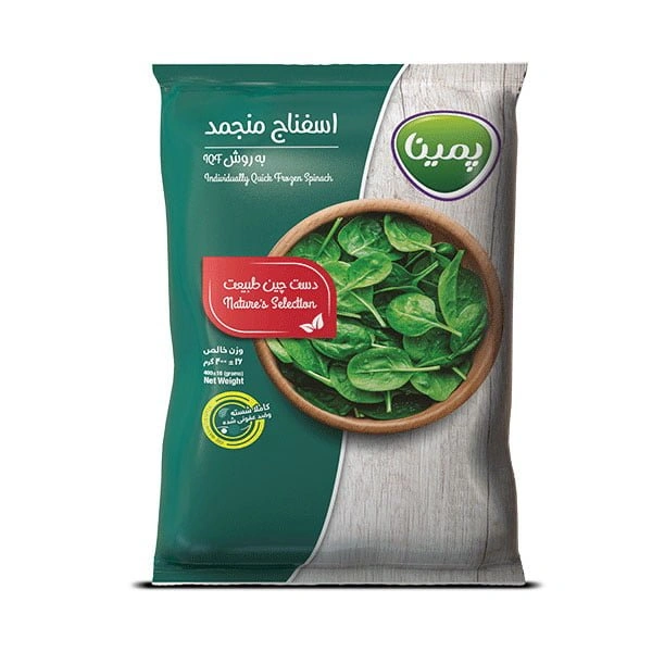 اسفناج منجمد 400گرم پمینا - کاله
