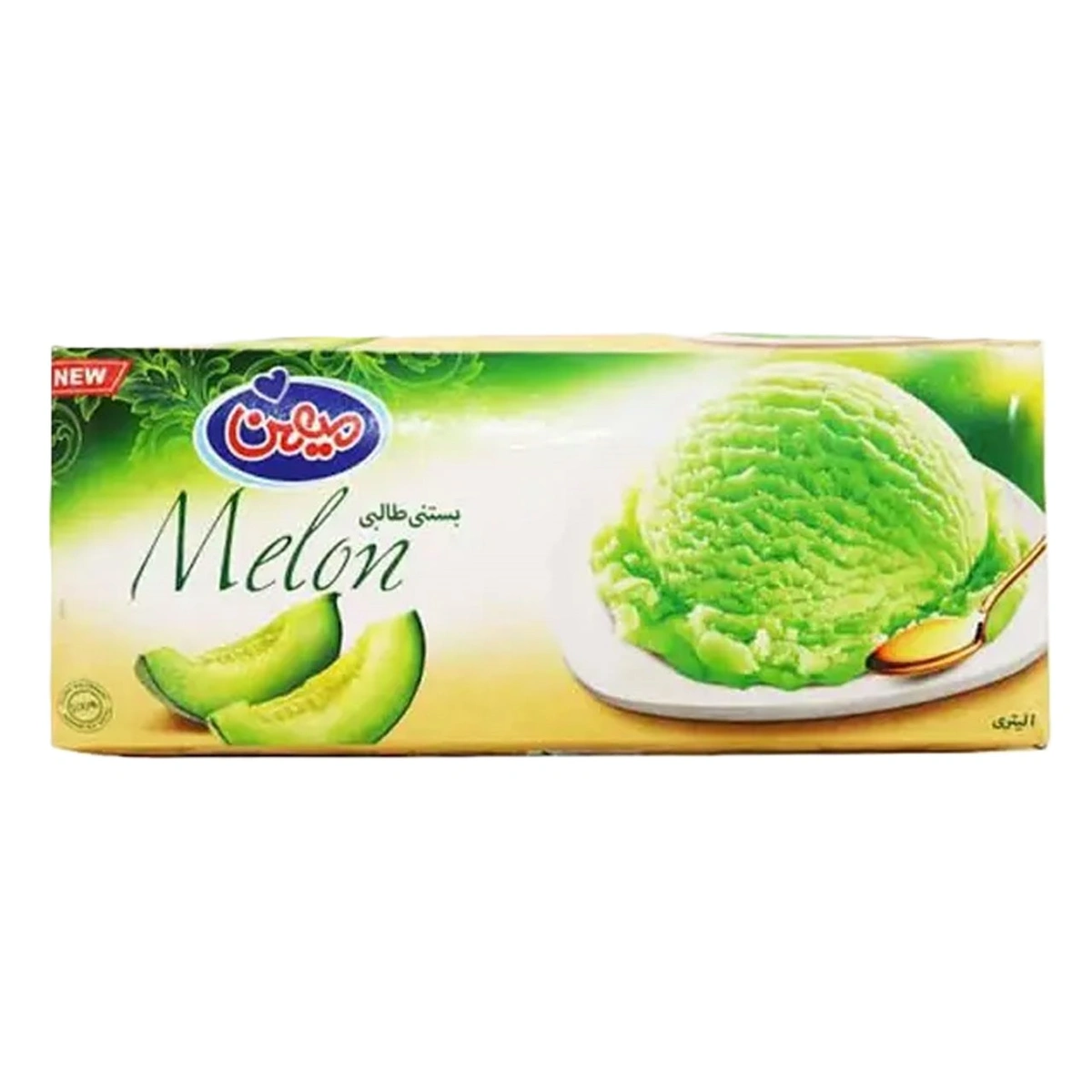 بستنی طالبی 1لیتری میهن