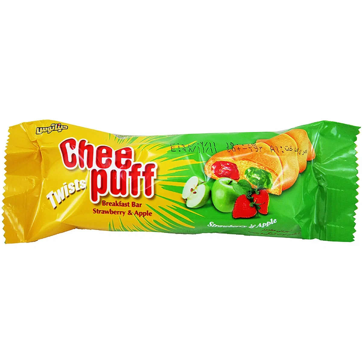 چی پف توت فرنگی وسیب دیناتوس