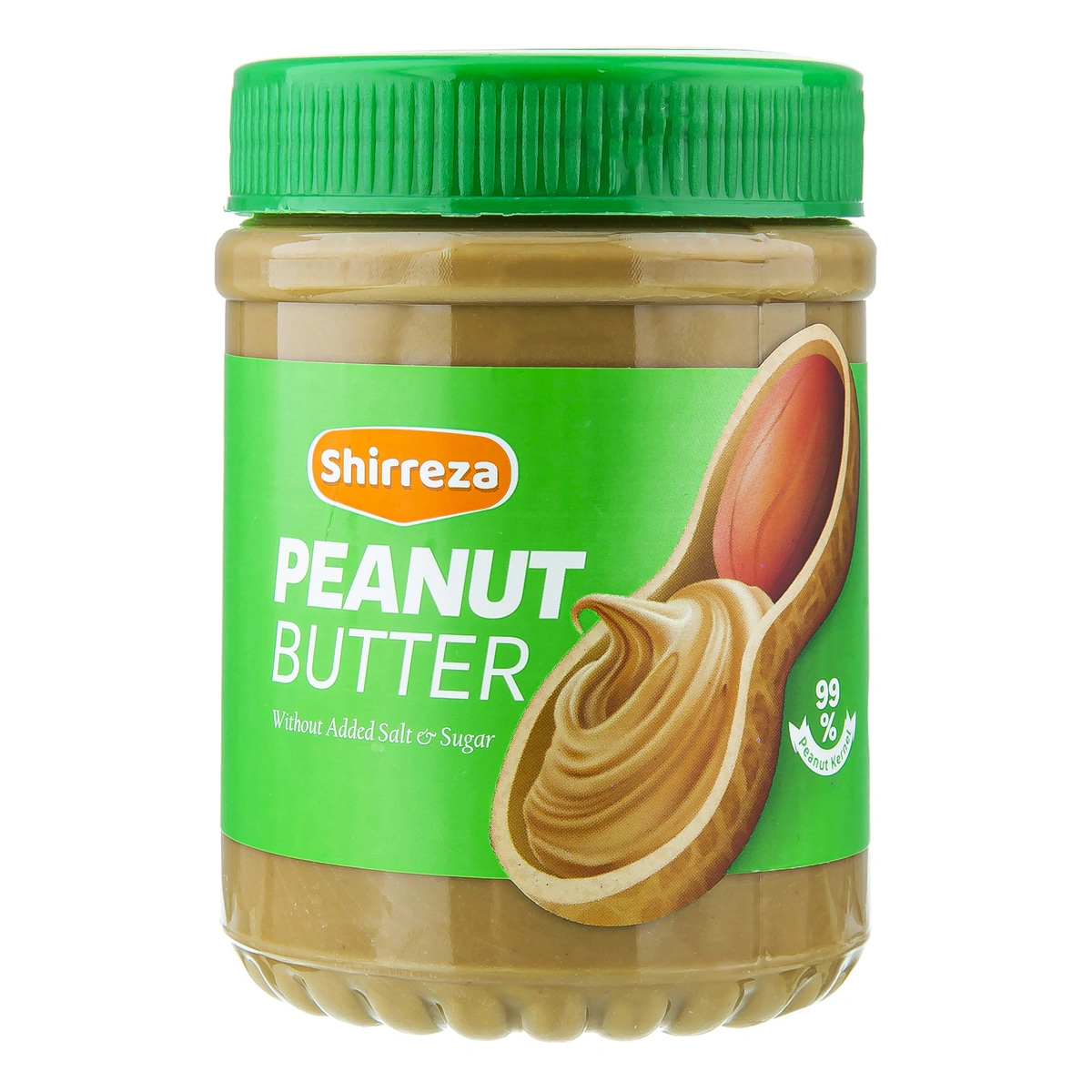 کره بادام زمینی بدون نمک وشکر شیررضا