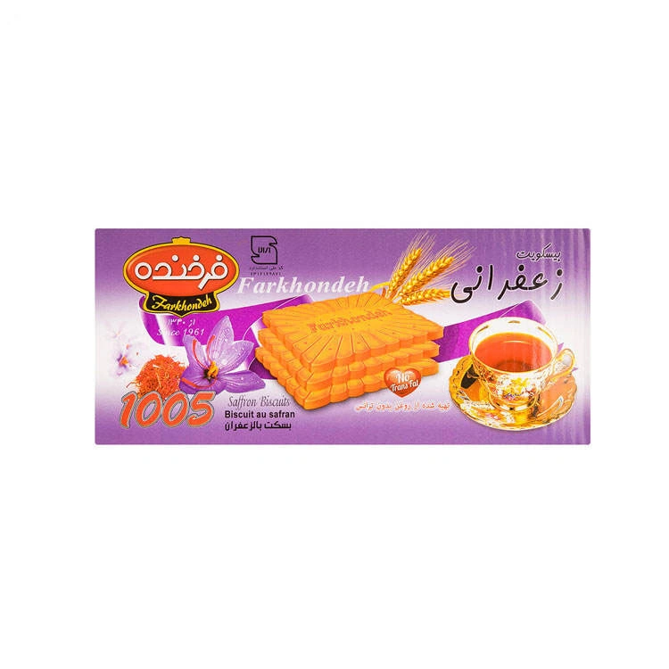 بیسکوییت زعفرانی 850گ فرخنده