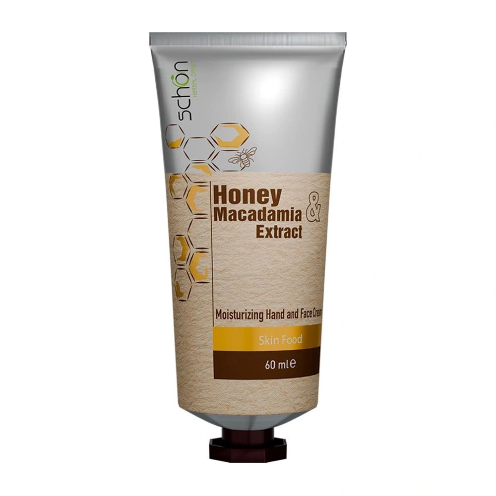 کرم مرطوب کننده دست و صورت عسل و ماکادمیا 60میل شون