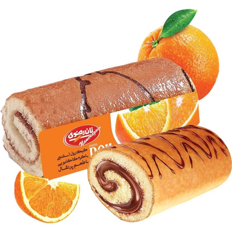 رول کیک پرتقالی رضوی