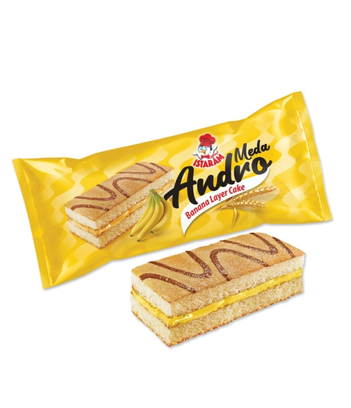 کیک لایه ای موزی 30گرم ایسترم