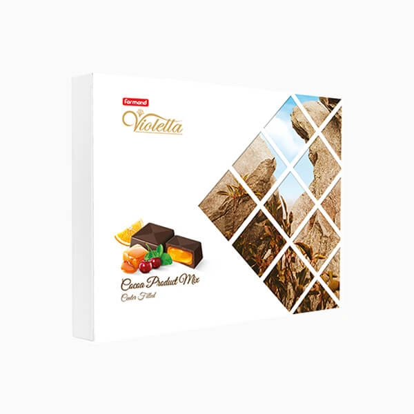 فرآورده کاکائویی تلخ کادویی 187گرم ویولتا (دیبا)