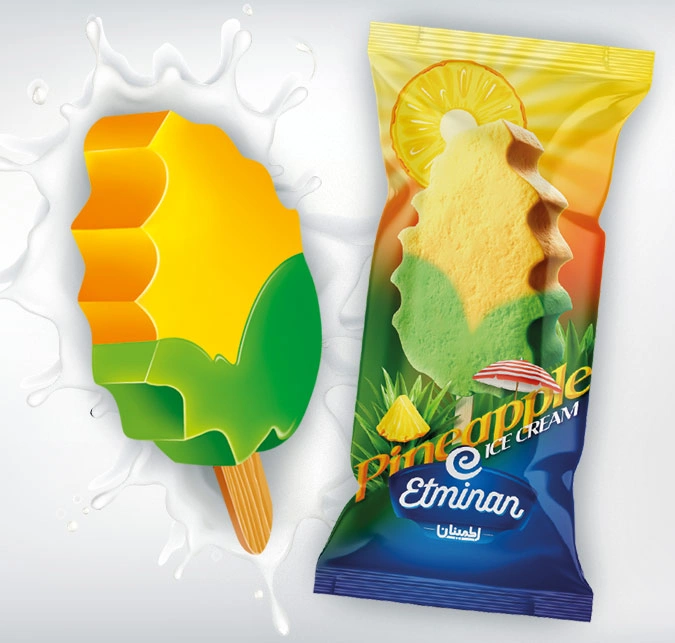 بستنی آناناس 55گرم اطمینان