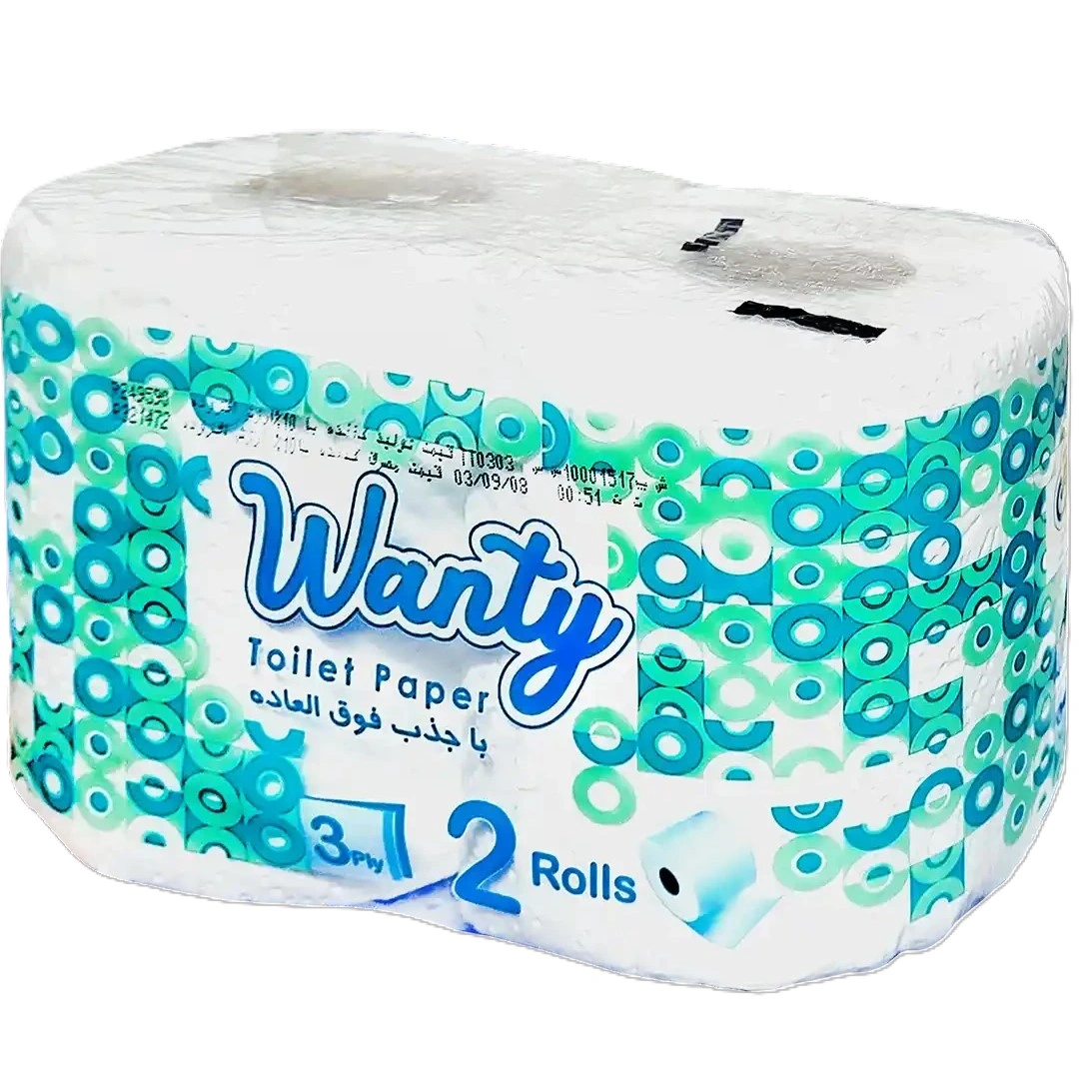 کاغذ توالت 2رول 3لایه ونتی