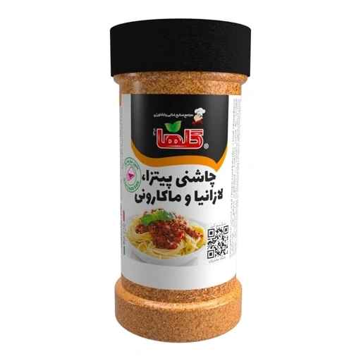 چاشنی پیتزا لازانیا و ماکارونی 80 گرم پت گلها