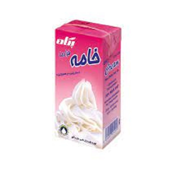 خامه استریل 125گرم پاکتی پگاه