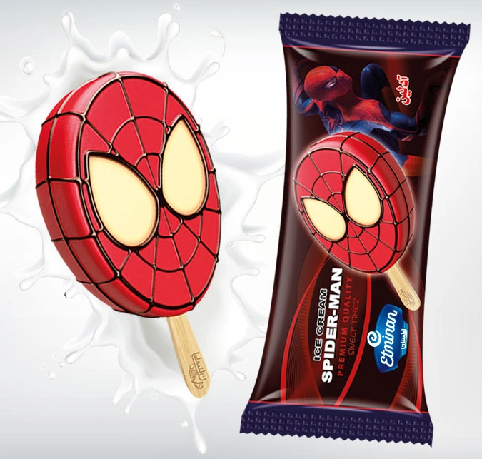 بستنی مرد عنکبوتی اطمینان