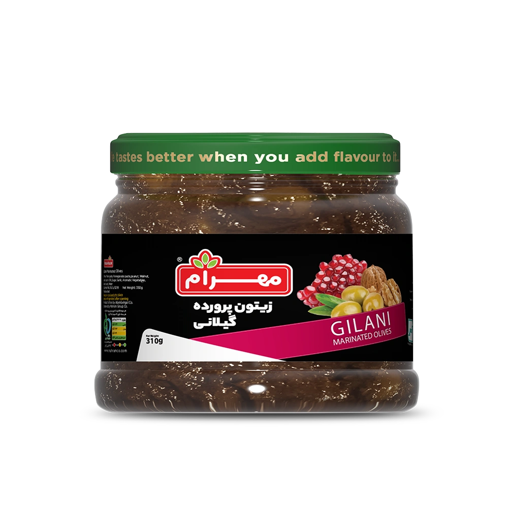 زیتون پرورده گیلانی310گرم مهرام